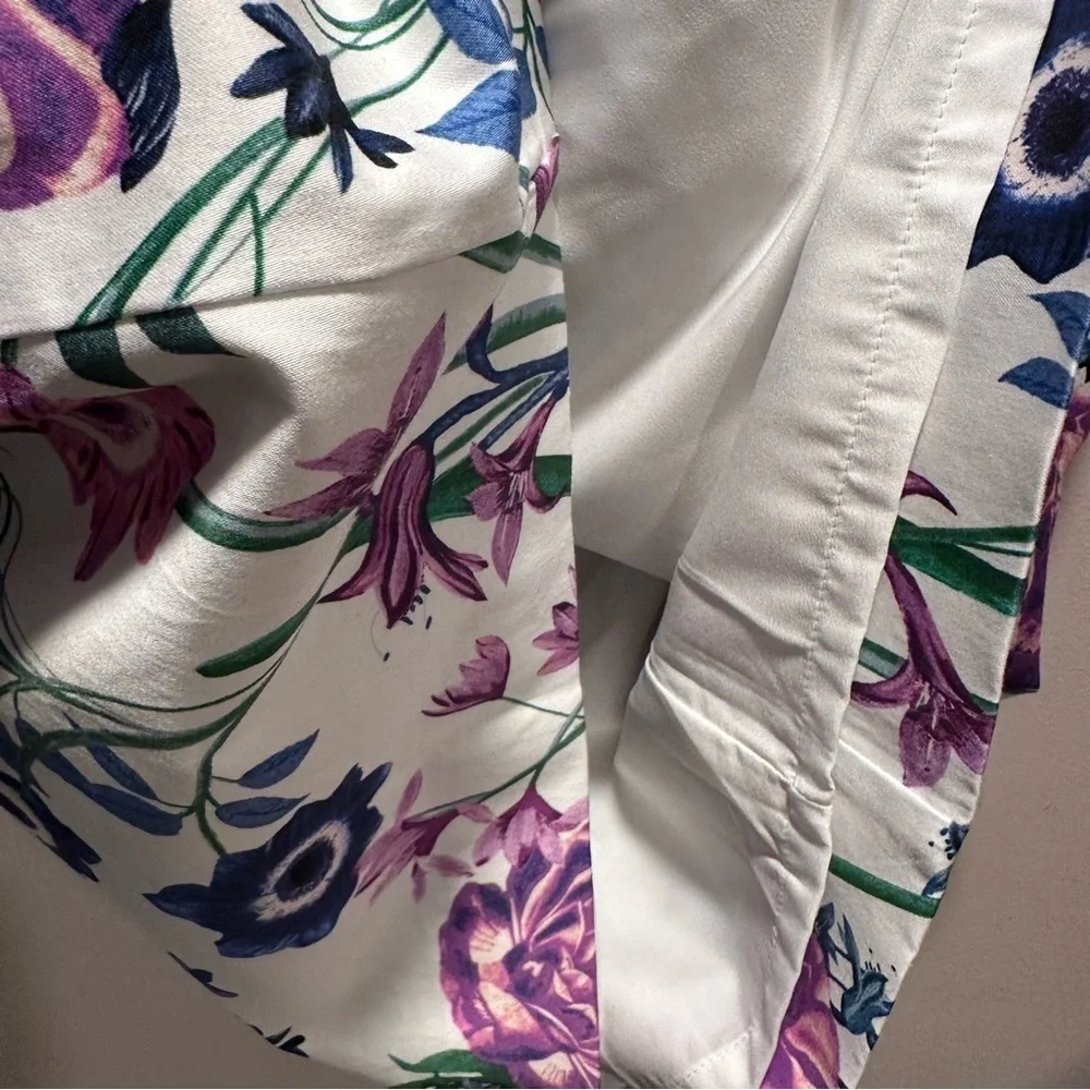 Talbots sateen botanical